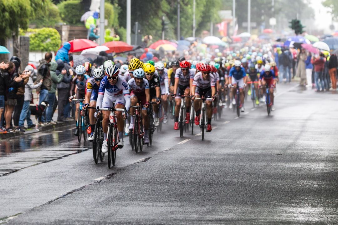 It's raining in NYC but NOT on the Tour.  It's a very hot start in Spain and today they pedal to the Mountains and the border with France.