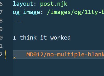 A bit of example code for a test image